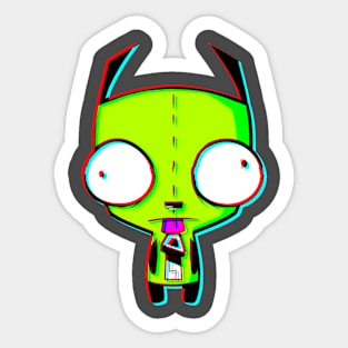 GLITCH'D GIR Sticker